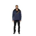 Raincoat Jacket With Fur Rex Rabbit Lining And Hood - 0013