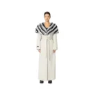Cashmere with Wool and Rex Rabbit Fur - Cape Style 138cm