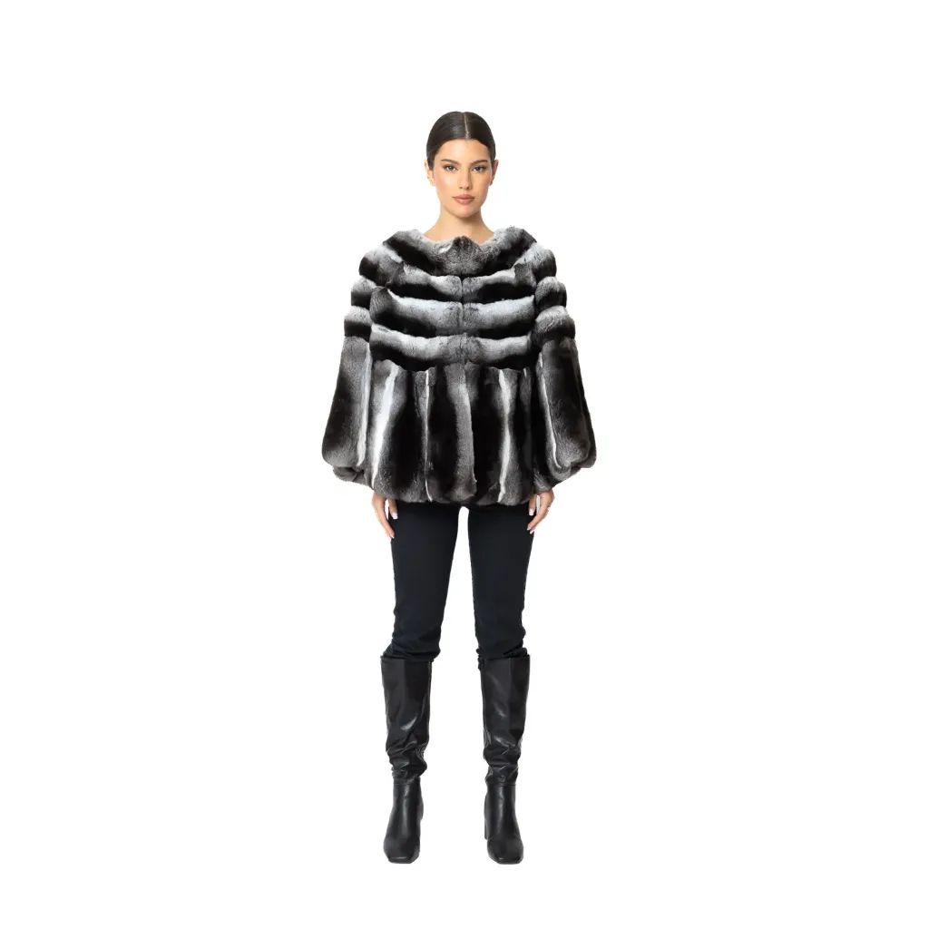 Queen Cape With Chinchilla Fur