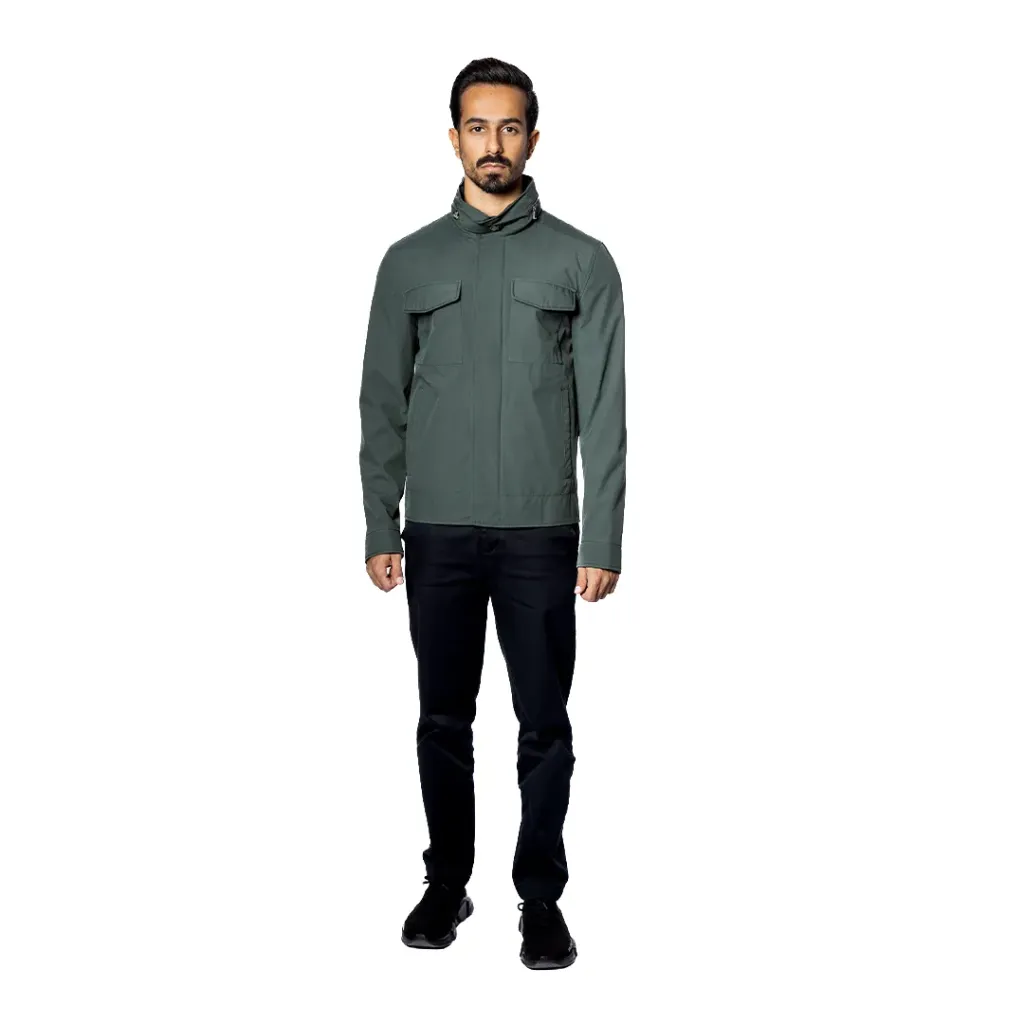 Raincoat Jacket With Cotton Lining - 016
