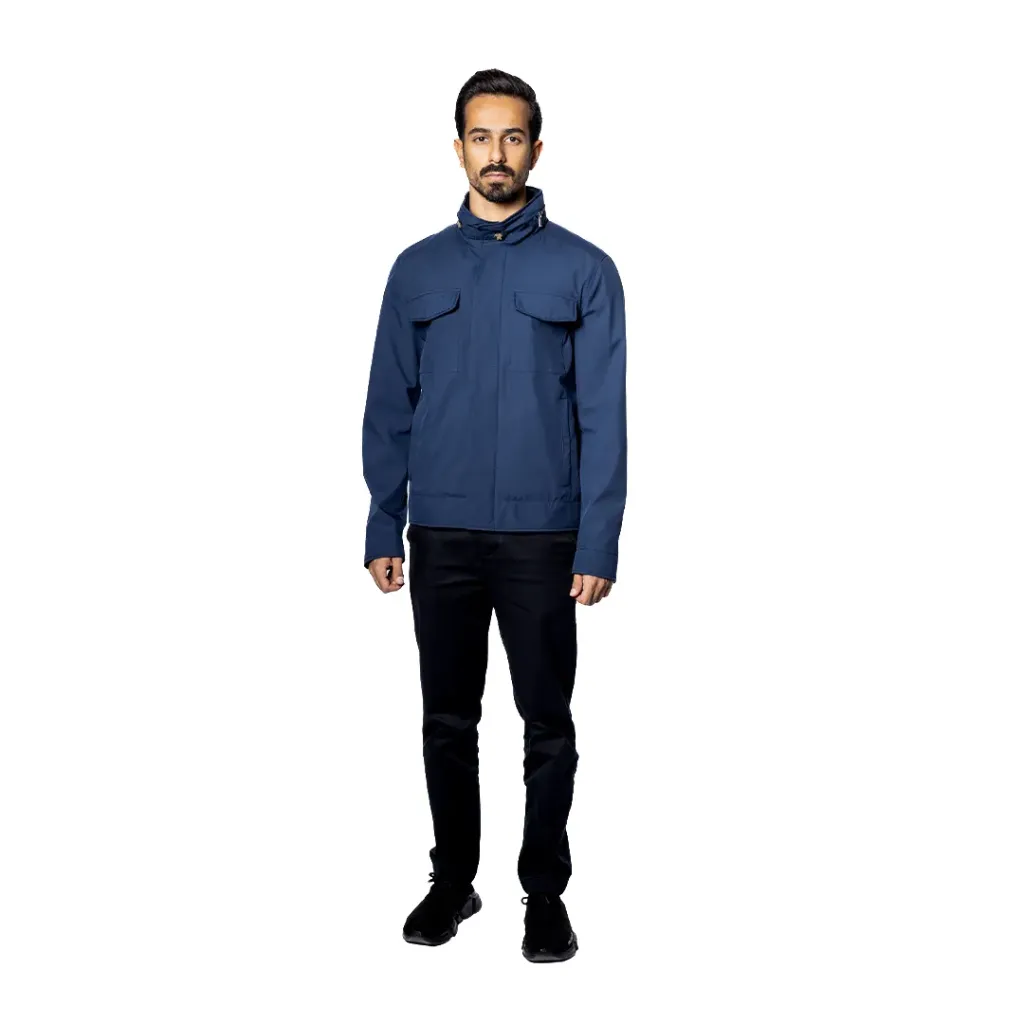 Raincoat Jacket With Cotton Lining - 016