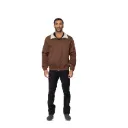 Raincoat Jacket With Cotton Double Face - 008