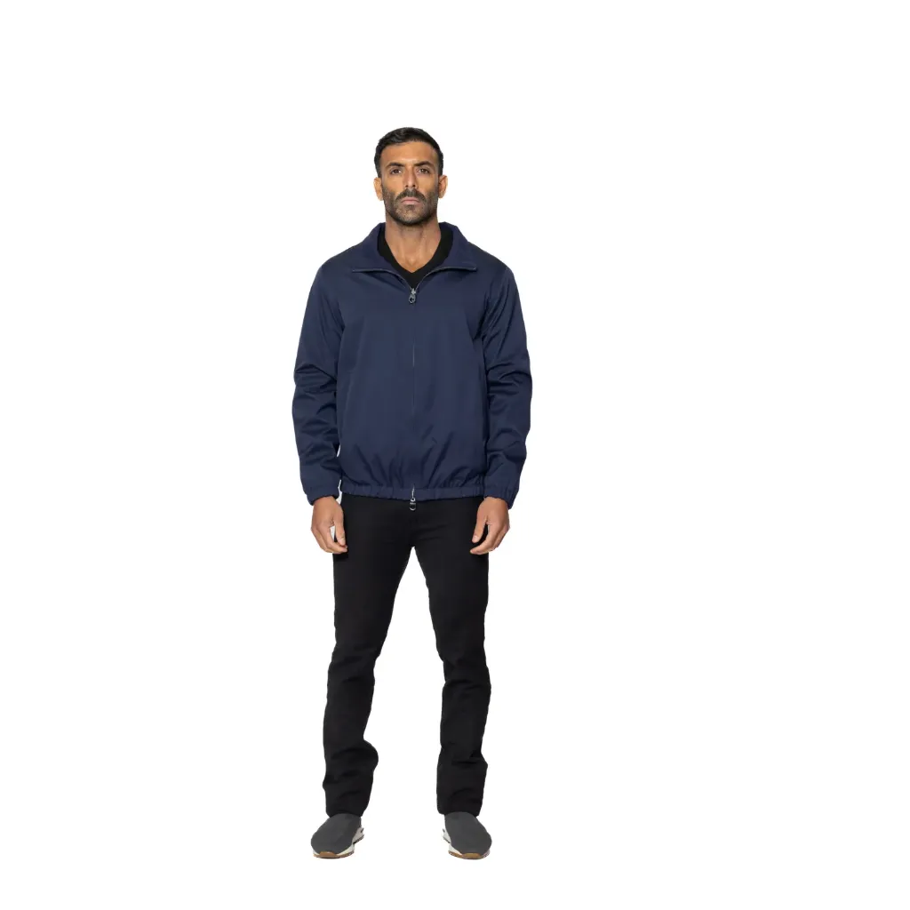 Raincoat Jacket With Cotton Double Face - 008