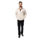 Raincoat Jacket With Cotton Double Face - 008