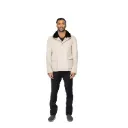 Jacket Cashmere And Wool With Cotton Lining With Rabbit Fur - A - 022