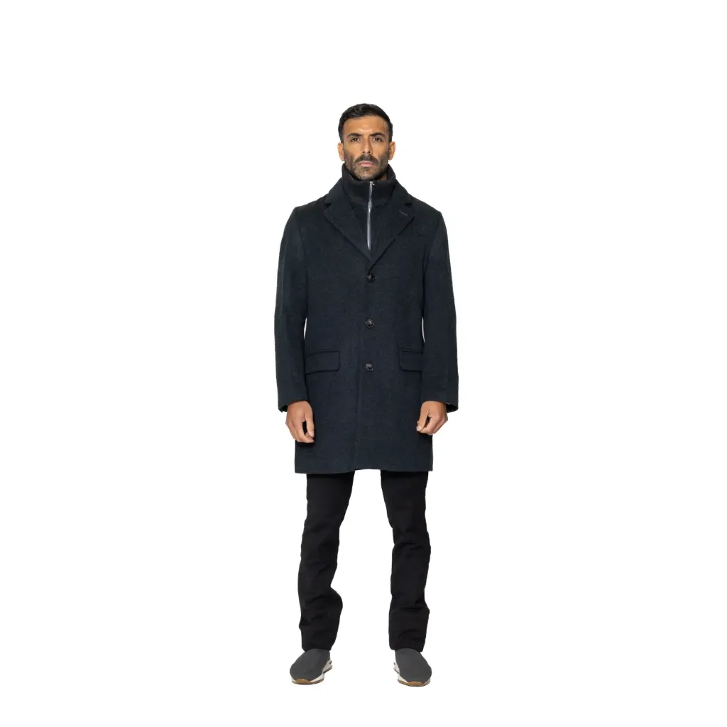 Jacket Cashmere And Wool With Polyster Lining - A - 041
