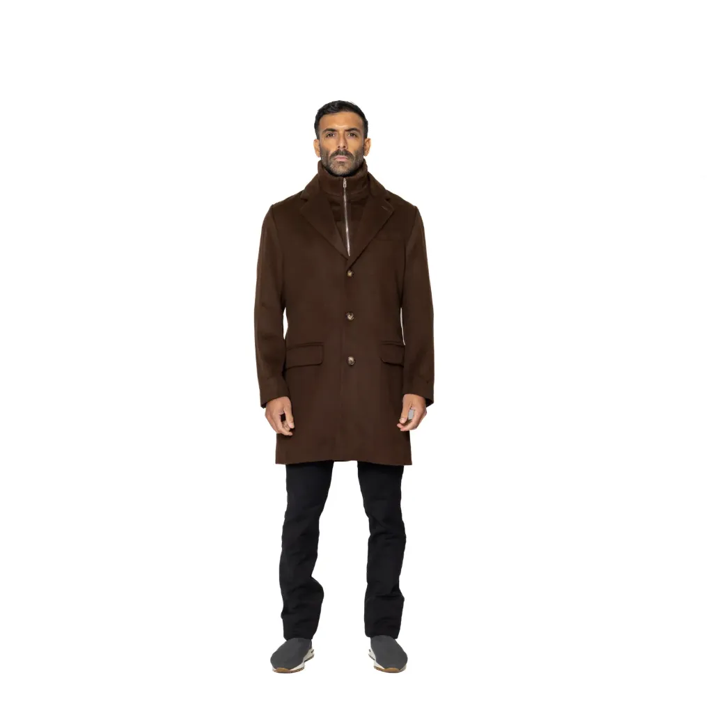Jacket Cashmere And Wool With Polyster Lining - A - 041