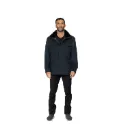 Jacket Cashmere And Wool With Cotton Lining With Rabbit Fur - A - 042