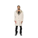 Jacket Cashmere And Wool With Cotton Lining And Mink Fur - A - 021
