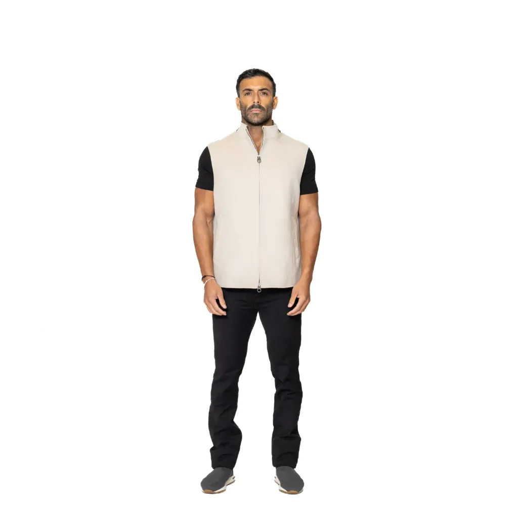 VEST CASHMERE WITH WOOL AND COTTON - A - 040