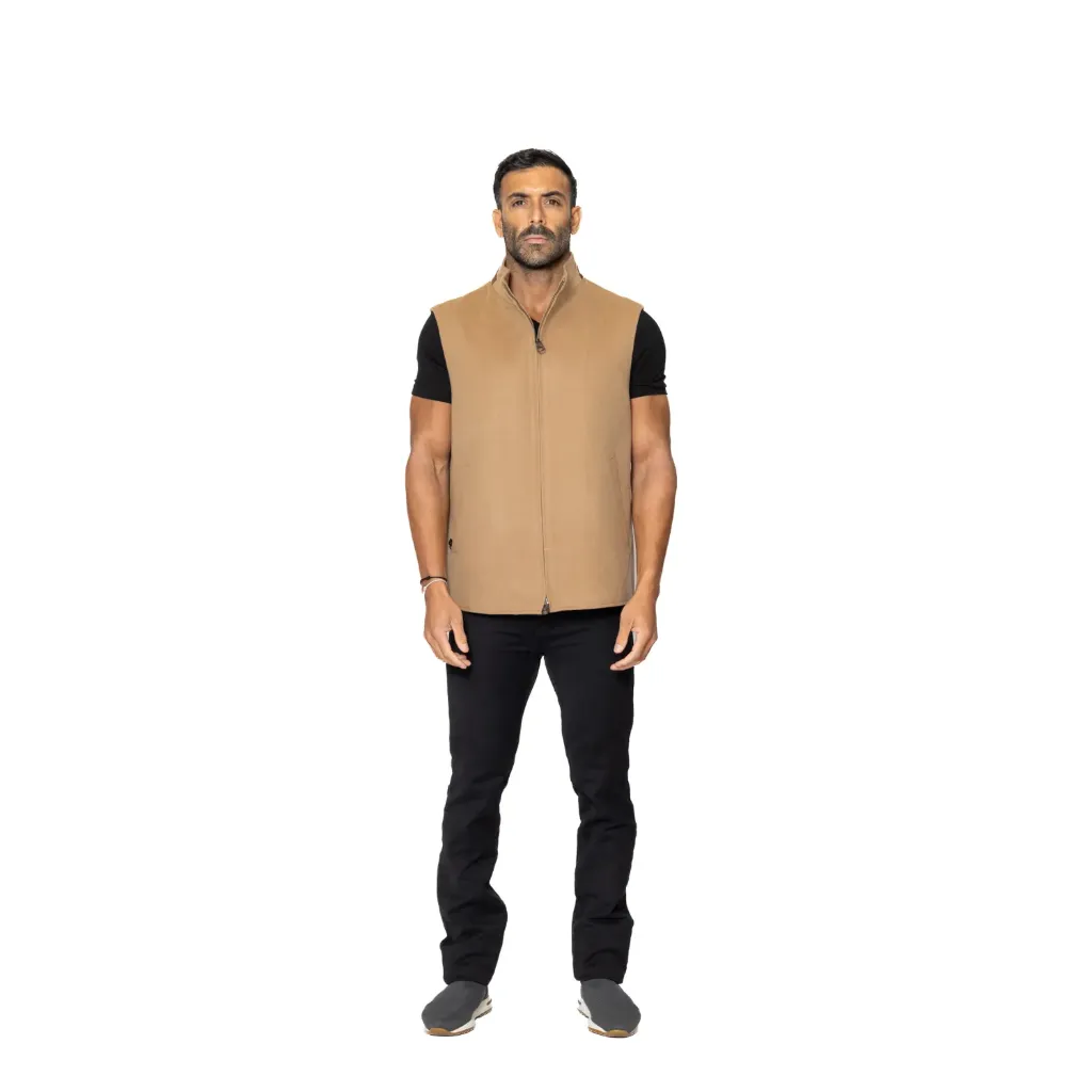 VEST CASHMERE WITH WOOL AND COTTON - A - 040