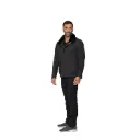 Fabric Jacket With Cotton Lining and High Neck With Rex Rabbit  - 022